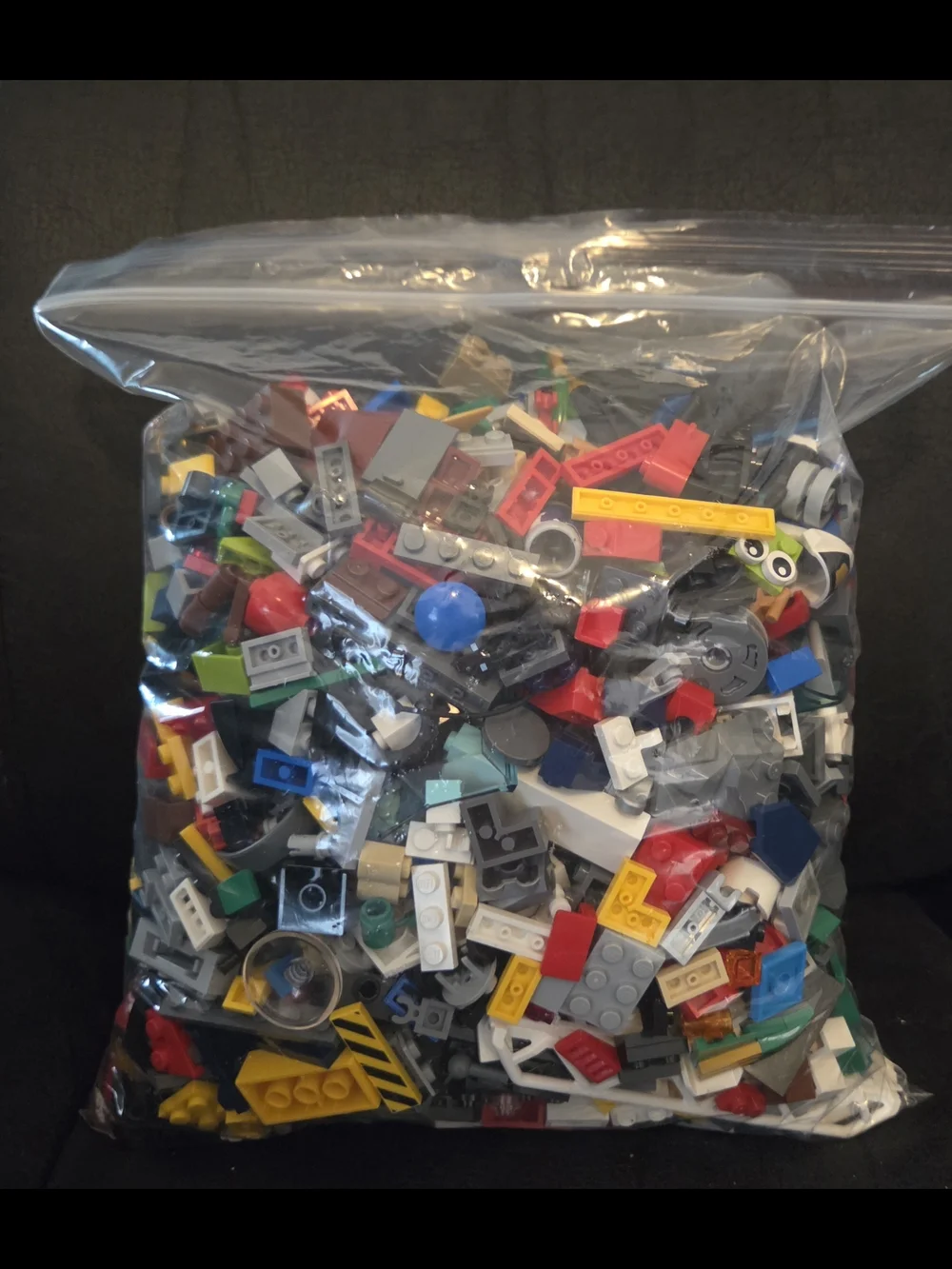 Lego Gallon Sized Bag Mixed Random Assortment Bricks, Tires, Flats, Small & Big